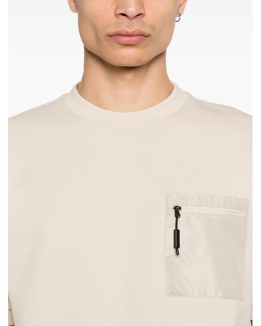 ALPHATAURI White Jore Pocket T-Shirt for men