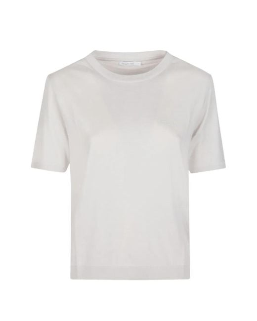 Patrizia Pepe White Plain T-Shirt