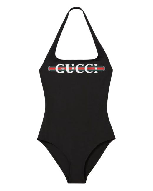 Gucci Jersey Badpak in het Black