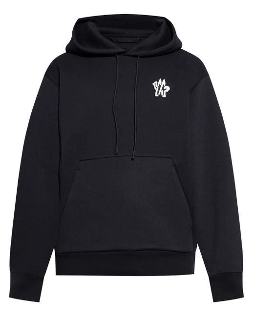 Felpa Con Cappuccio di Moncler in Blue da Uomo