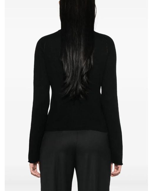 Pinko Black Potatura Cardigan
