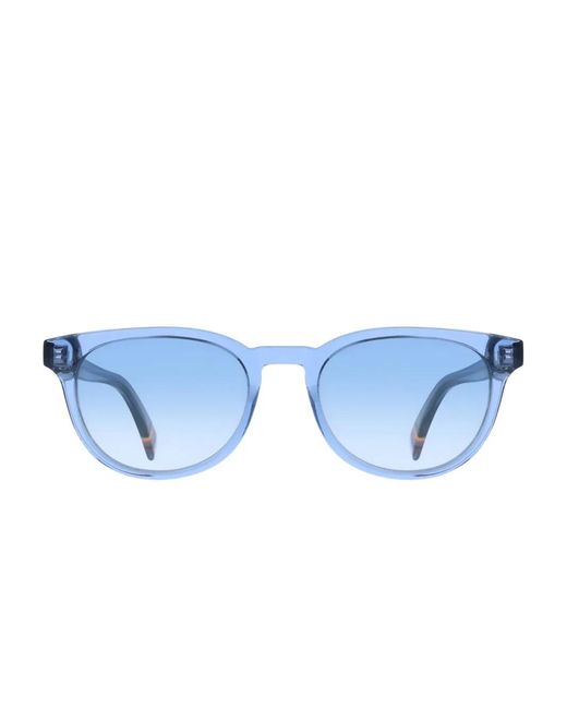 Paul Smith Blue Round-Frame Sunglasses