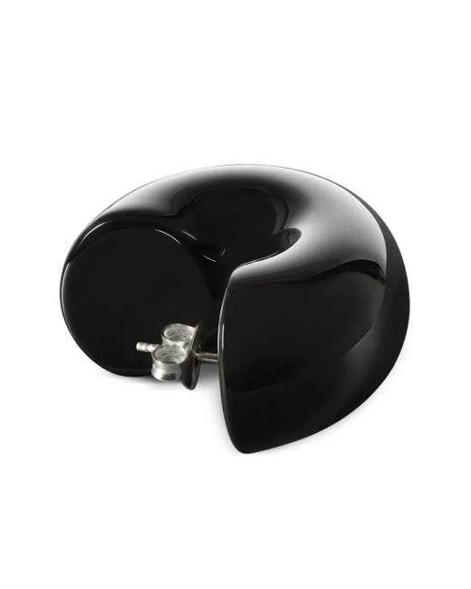 Courreges Black Infinity Ohrringe