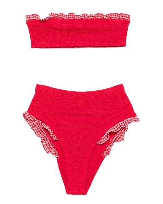 Hunza G Red Peggy Bikini