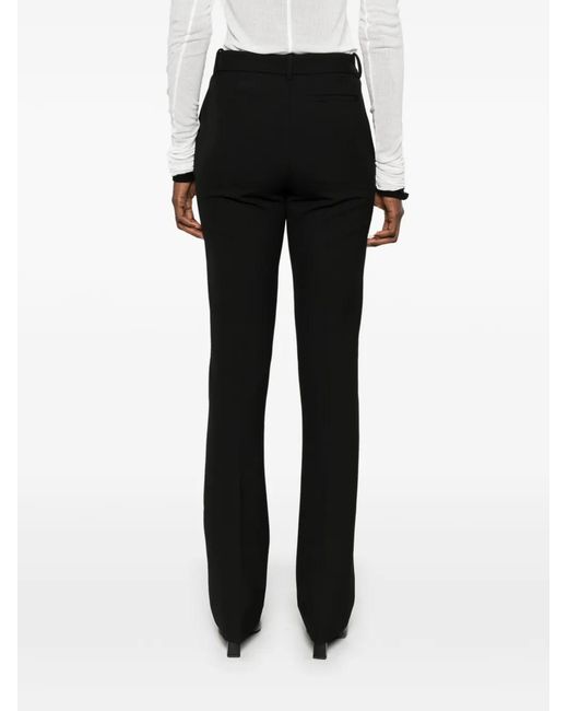 IRO Black Mid-Rise Tailored Trousers
