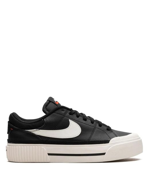 Nike Black Court Legacy Lift Sail" Sneakers