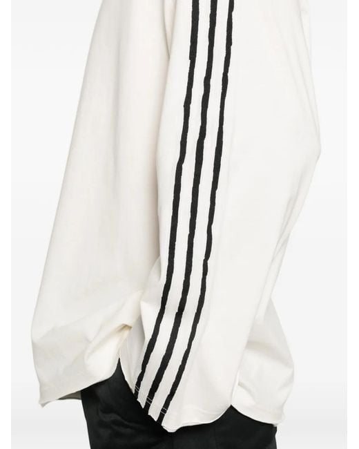 Y-3 Natural 3-Stripes Long-Sleeved T-Shirt for men