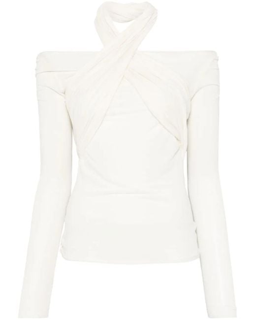 MANURI Rita Blouse in het White