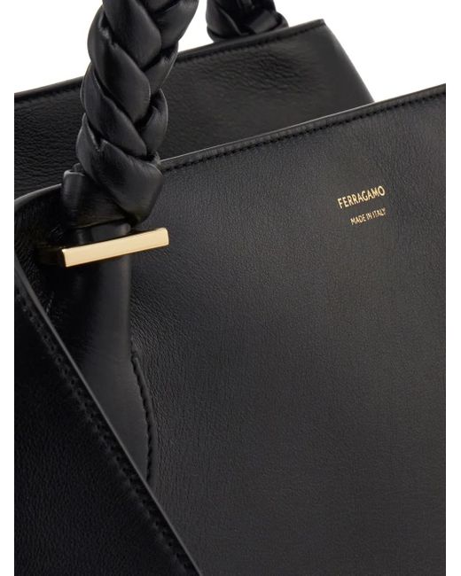 Ferragamo Black Elegant Mini Shoulder Bag For