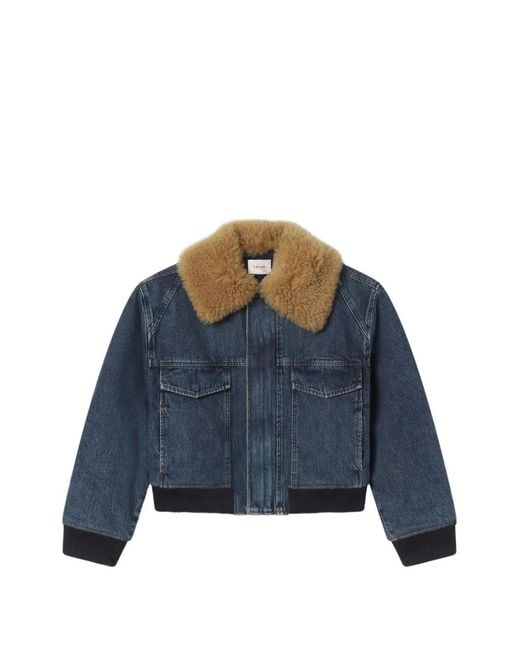 Chaqueta Con Cuello FRAME de color Blue