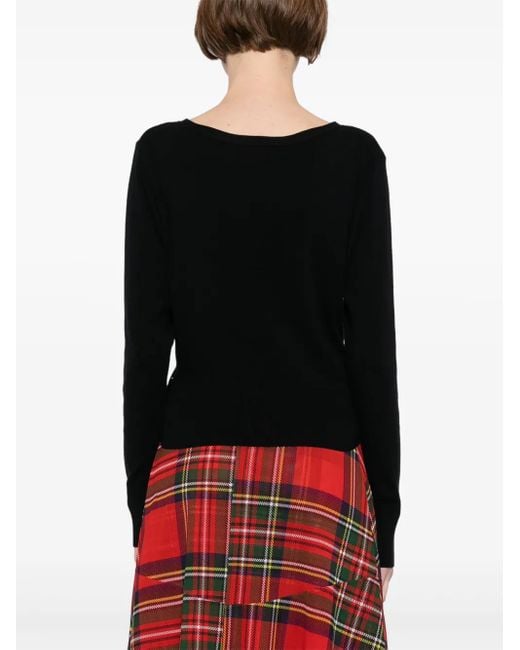 Agnes B. Black Cotton Top