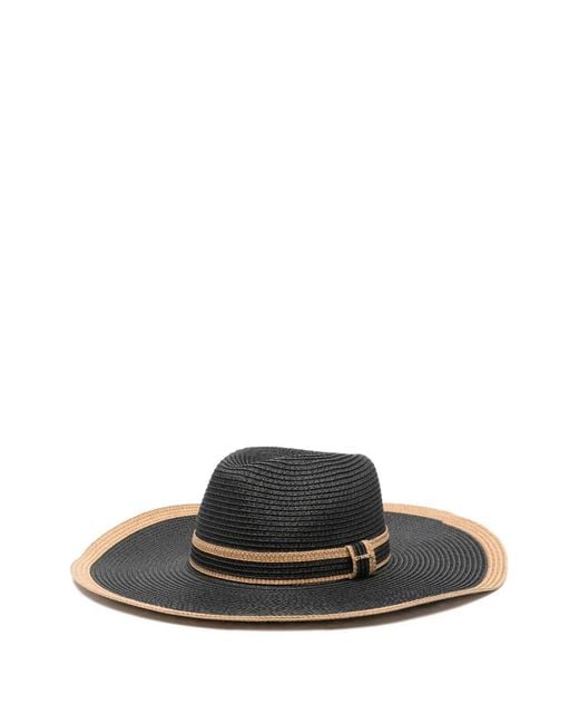 Twinset Black Brim-Detail Hat
