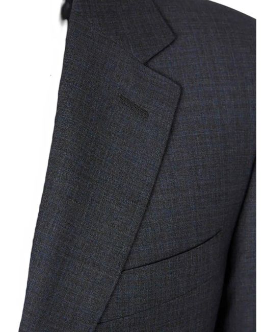 Canali Blue Button-Up Suit for men