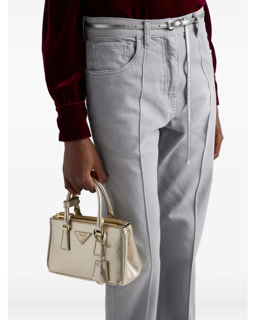 Prada Gray Jean À Effet Délavé