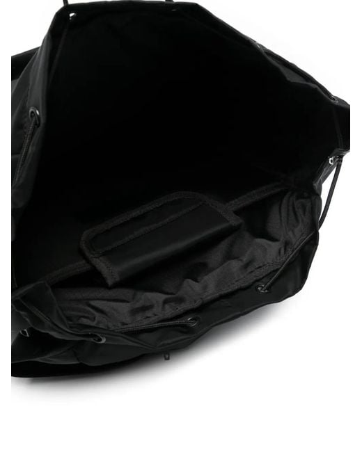 Juun.J Black Buckle-Detail Backpack