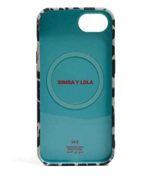 Bimba Y Lola Natural Leopard-Print Iphone E Case