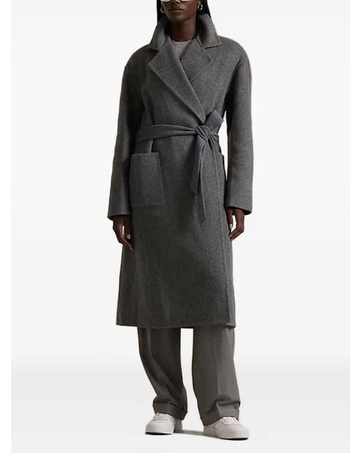 Polo Ralph Lauren Wool Coat Black