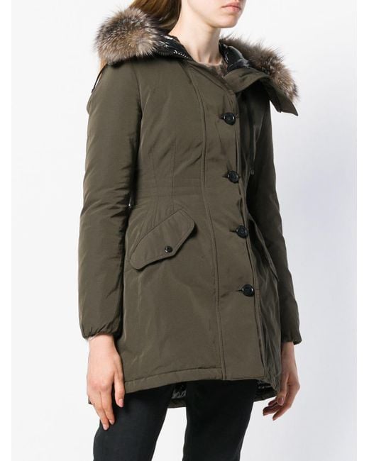 Moncler Monticole Parka Coat in Green Lyst