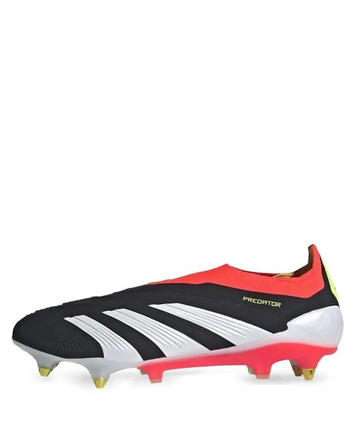 Adidas White Predator Elite Laceless Sneakers for men