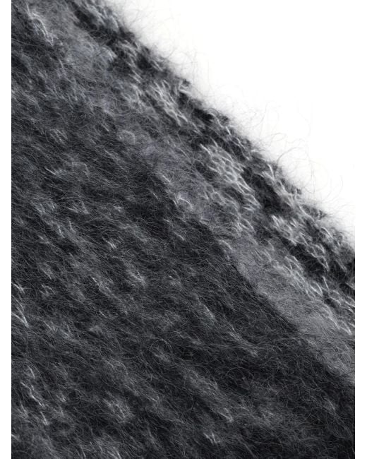 Off-White c/o Virgil Abloh Blue Mohair-Blend Scarf