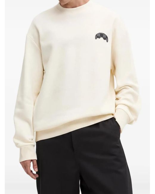 Sprayground White Graphic-Print Sweatshirt