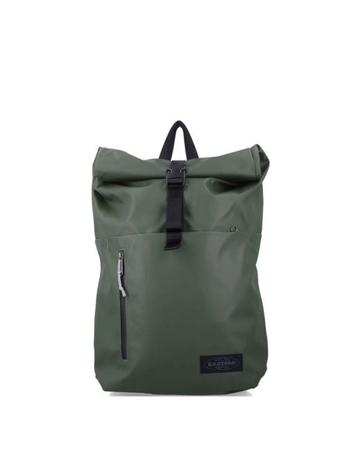 Eastpak Green Roll-Top Buckle-Fastening Backpack