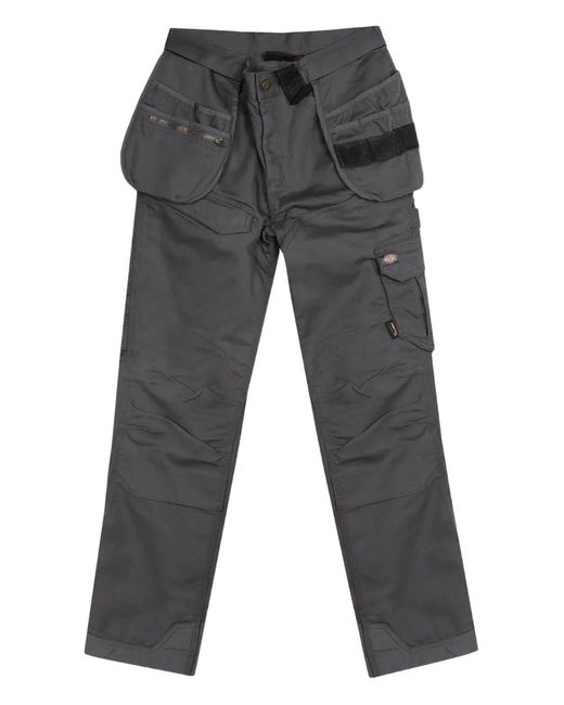 Dickies Gray Techduck Cargo-Pockets Trousers for men
