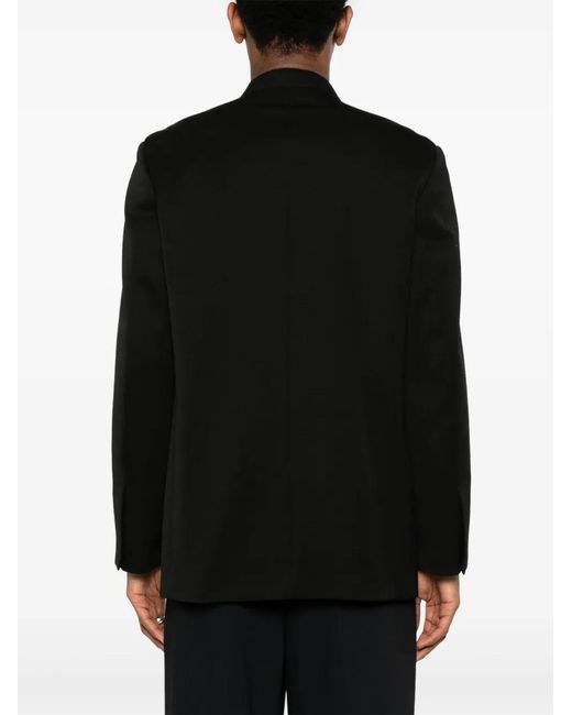Jil Sander Black Wool Tailored Jacket for men