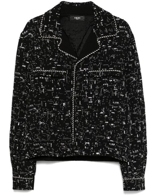 Amiri Black Beaded Jacket for men