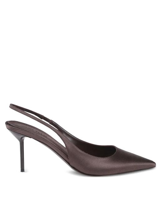 Paris Texas Brown 70Mm Slingback Heeled Pumps