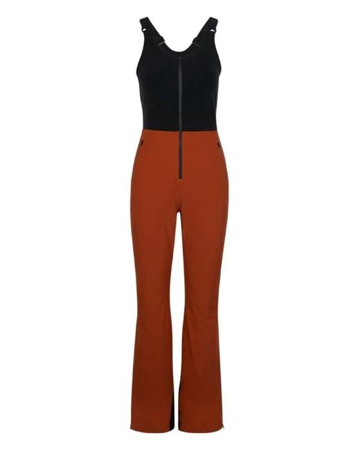 Aztech Mountain Red Zip-Top Ski Jumpsuit