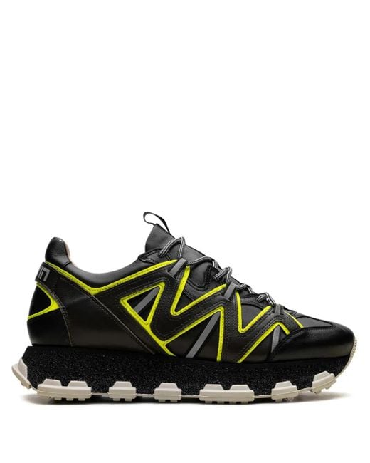 メンズ Lanvin Trail-tackling Lightning "black/lightning Yellow" スニーカー Green