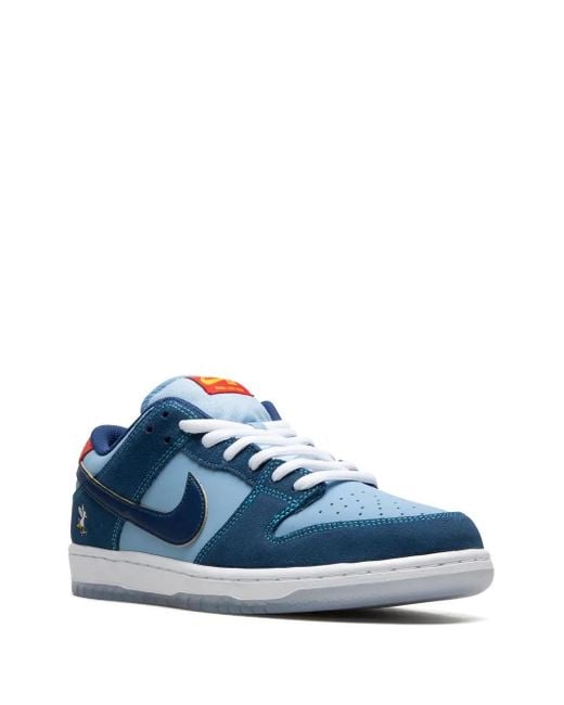 Nike Blue Sb Dunk Low Prm "Why So Sad Shoes