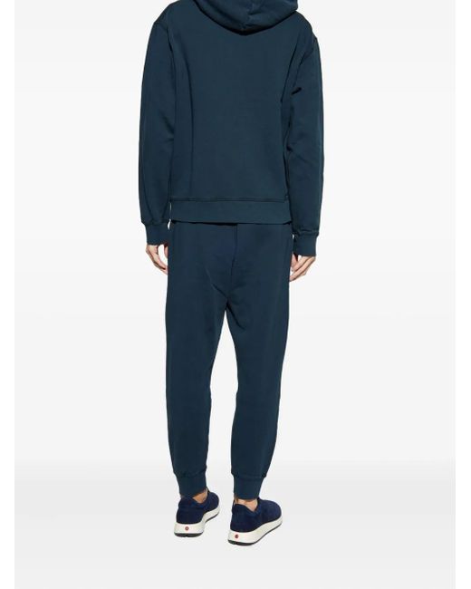 DSquared² Blue Logo-Print Hooded Tracksuit for men