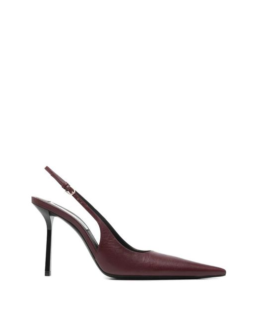 Victoria Beckham Brown Pointed Slingback Pumps