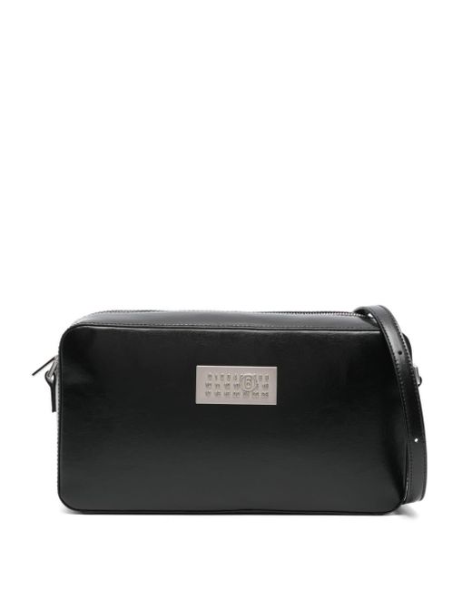 MM6 by Maison Martin Margiela Numbers-plaque Cross Body Bag Black