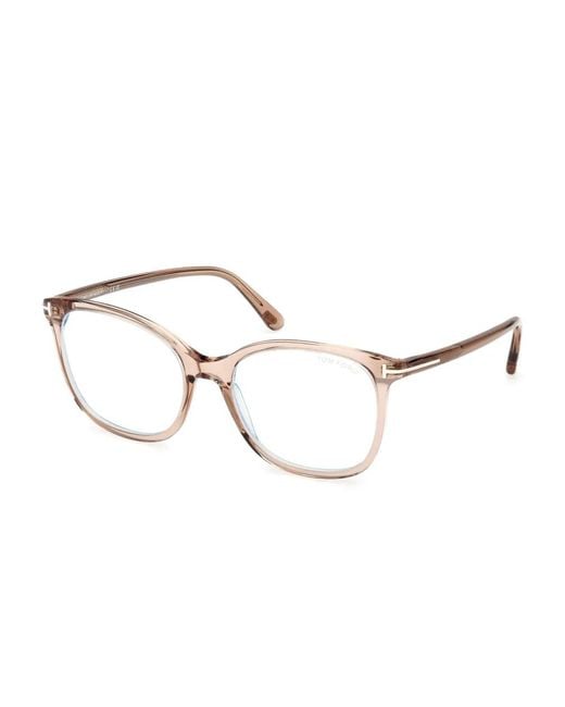 Tom Ford Natural Square-Frame Glasses