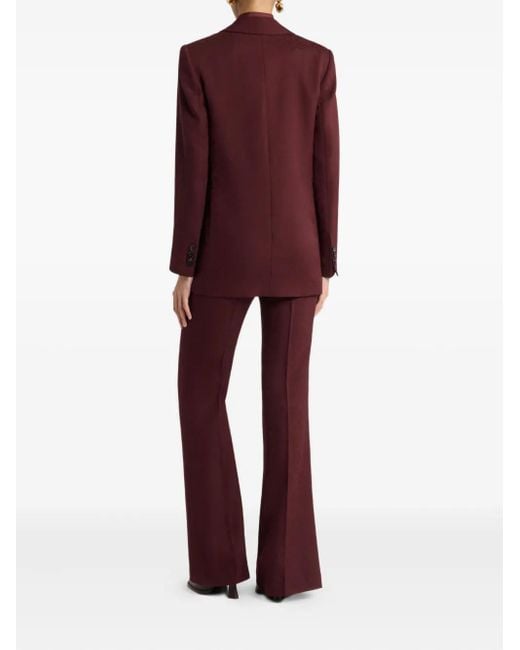 Etro Purple Cool Wool Jacquard Jacket