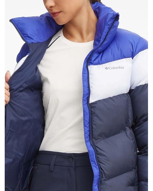 Columbia Blue Puffect Ii Colourblock Puffer Jacket