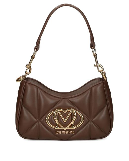 Love Moschino キルティング ショルダーバッグ Brown