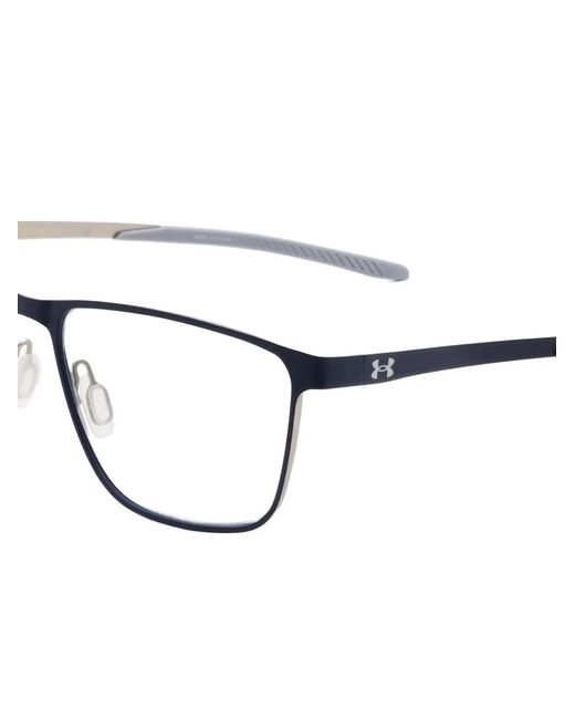 Under Armour White Rectangle-Frame Glasses for men