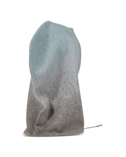 JUN/NAKAYAMA Black Gradient Drawstring Balaclava for men