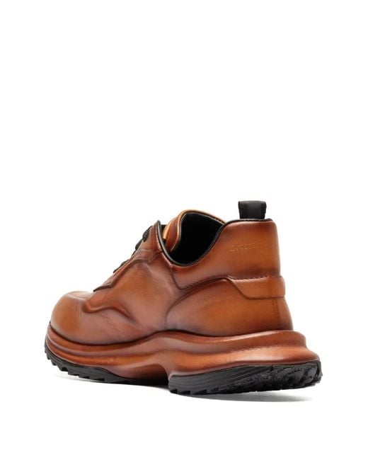 Officine Creative Brown Axis 101 Sneakers