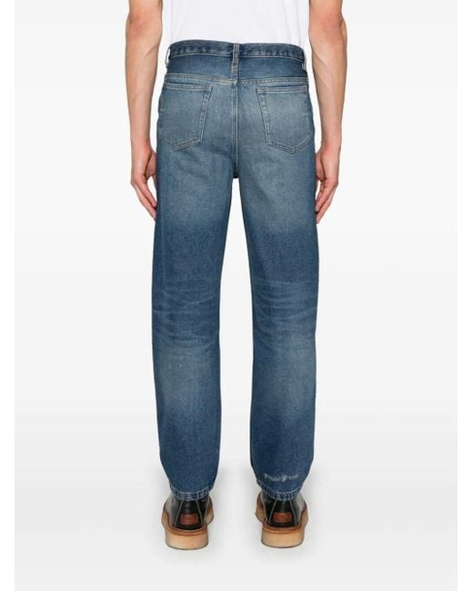 A.P.C. Blue Nylon Backpack for men