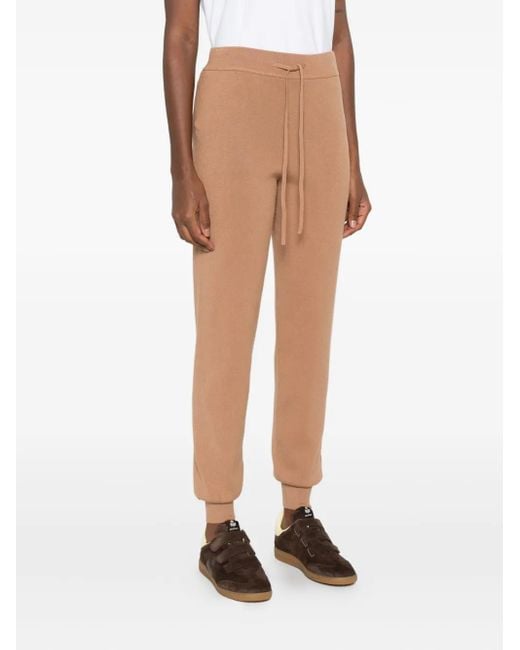 Twinset White Drawstring-Cuffed Trousers