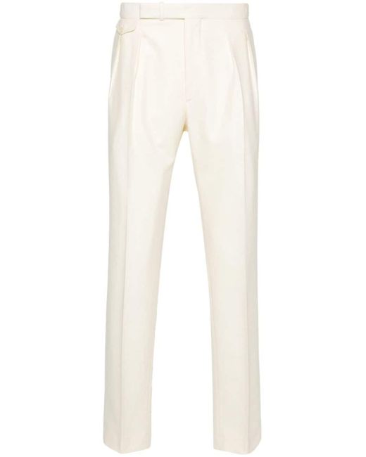 Pantalones ajustados Tagliatore de hombre de color White