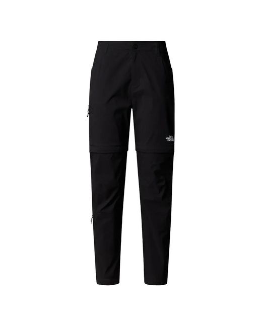 The North Face Black Exploration Tapered Convertible Trousers