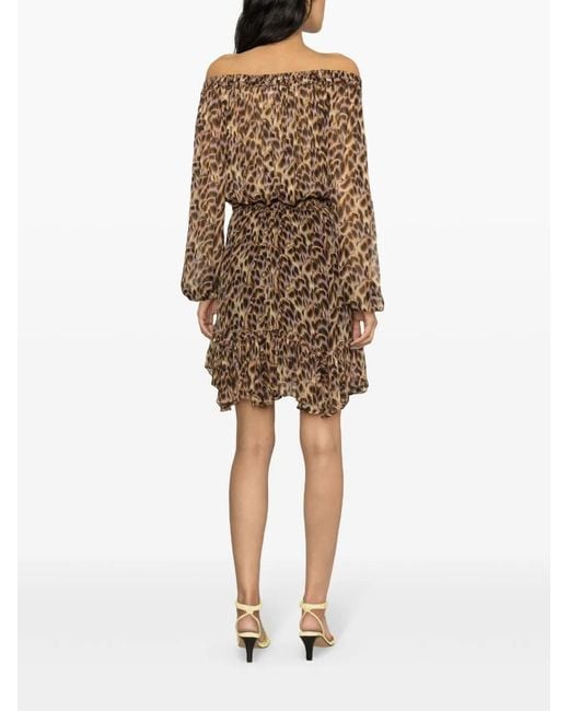 Isabel Marant Brown Bardot Neck Blouse