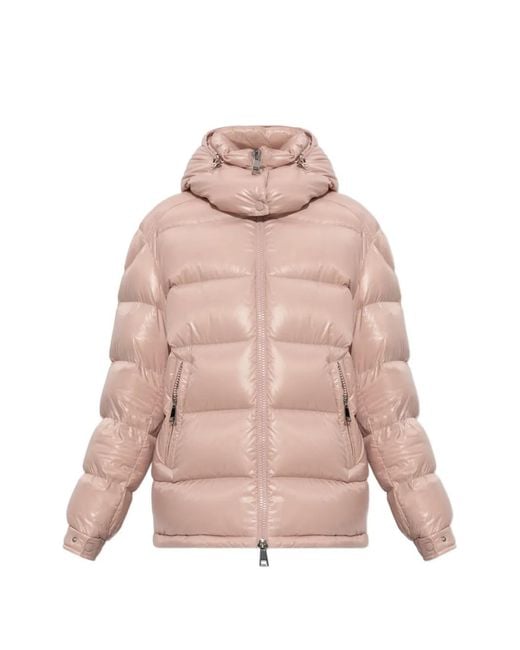 Moncler Pink Maire Hooded Down Jacket