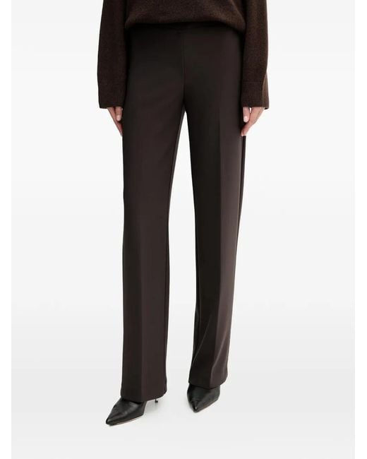 Joseph Ribkoff Black Press-Crease Trousers